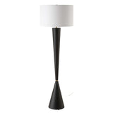 Layla Black Tapered Floor Lamp - Ornate Home