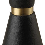 Layla Black Tapered Floor Lamp - Ornate Home