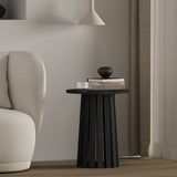 Layla End Table in Black - Ornate Home