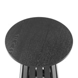 Layla End Table in Black (set of 2) - Ornate Home