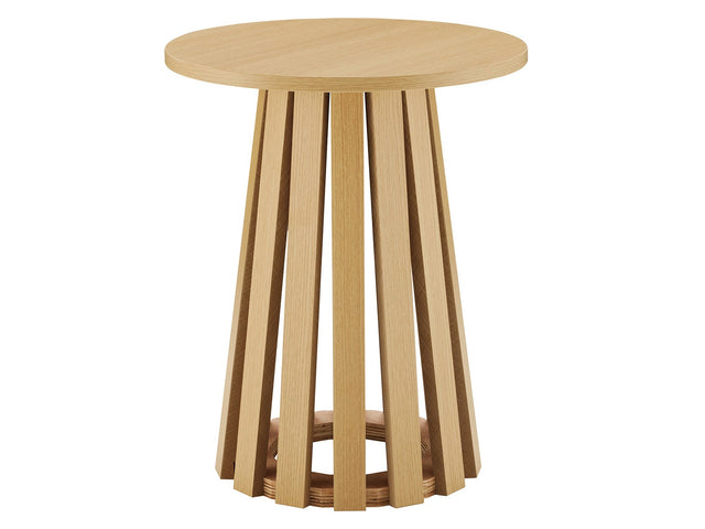 Layla End Table in Natural Oak - Ornate Home