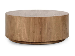 Layne Light Brown Round Coffee Table - Ornate Home