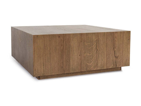 Layne Light Brown Square Coffee Table - Ornate Home