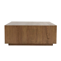 Layne Light Brown Square Coffee Table - Ornate Home