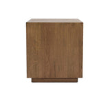 Layne Light Brown Square End Table - Ornate Home