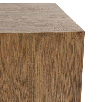Layne Light Brown Square End Table - Ornate Home