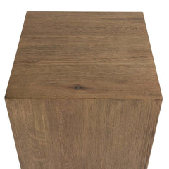 Layne Light Brown Square End Table - Ornate Home