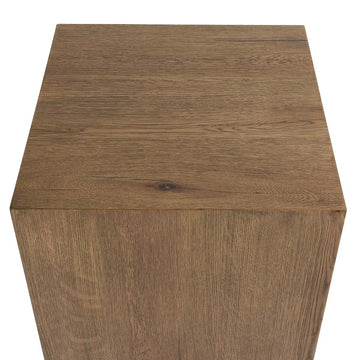 Layne Light Brown Square End Table - Ornate Home