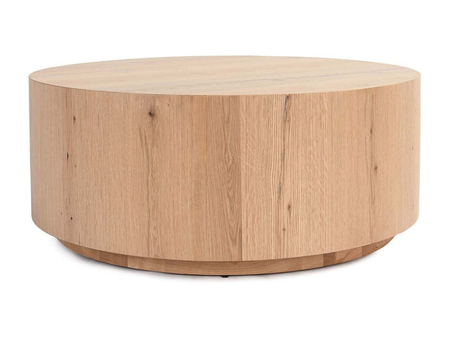 Layne Natural Round Coffee Table - Ornate Home