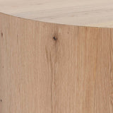 Layne Natural Round Coffee Table - Ornate Home