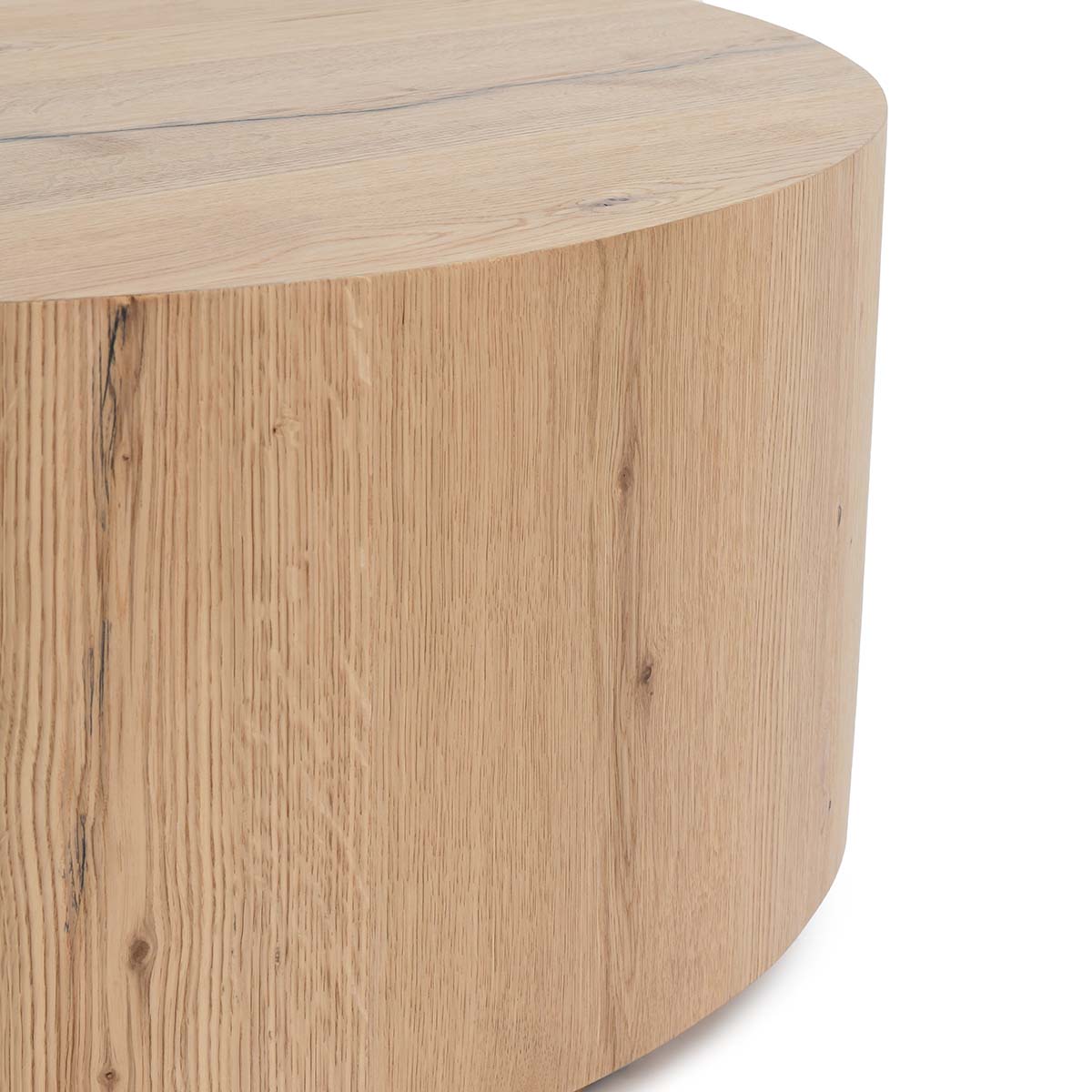 Layne Natural Round Coffee Table - Ornate Home