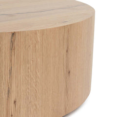 Layne Natural Round Coffee Table - Ornate Home