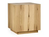 Layne Natural Square End Table - Ornate Home