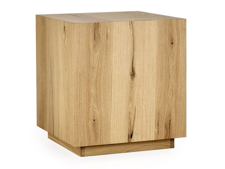 Layne Natural Square End Table - Ornate Home