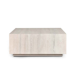 Layne Whitewash Square Coffee Table - Ornate Home