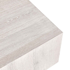 Layne Whitewash Square Coffee Table - Ornate Home