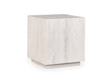 Layne Whitewash Square End Table - Ornate Home