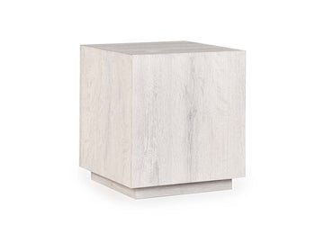 Layne Whitewash Square End Table - Ornate Home