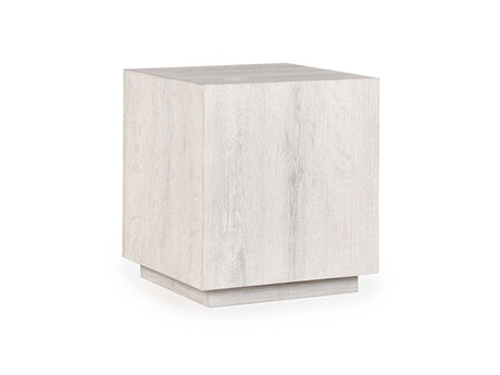 Layne Whitewash Square End Table - Ornate Home