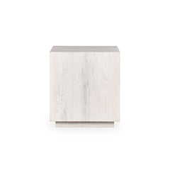 Layne Whitewash Square End Table - Ornate Home