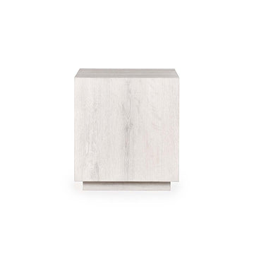 Layne Whitewash Square End Table - Ornate Home