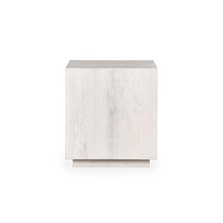 Layne Whitewash Square End Table - Ornate Home