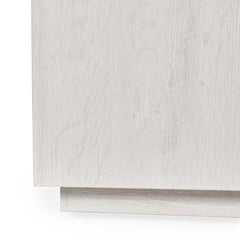 Layne Whitewash Square End Table - Ornate Home