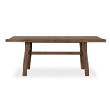 Lazar Suede Brown Dining Table - Ornate Home