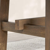 Lazar Suede Brown Dining Table - Ornate Home