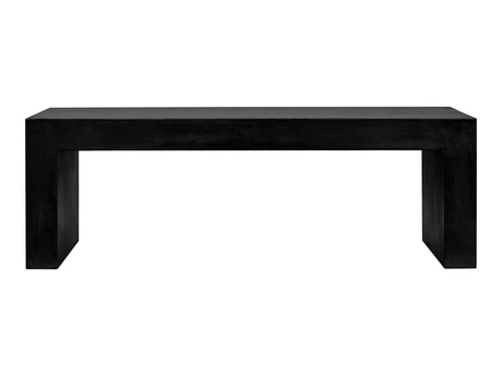 Lazarus Black Outdoor Bench - Ornate Home