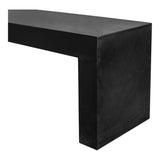 Lazarus Black Outdoor Bench - Ornate Home