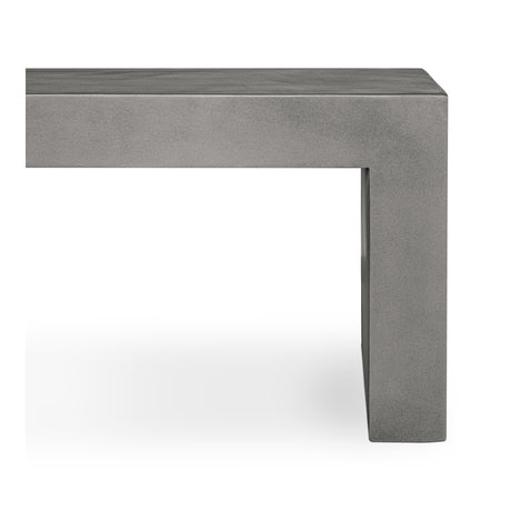 Lazarus Dark Grey Outdoor Bench - Ornate Home