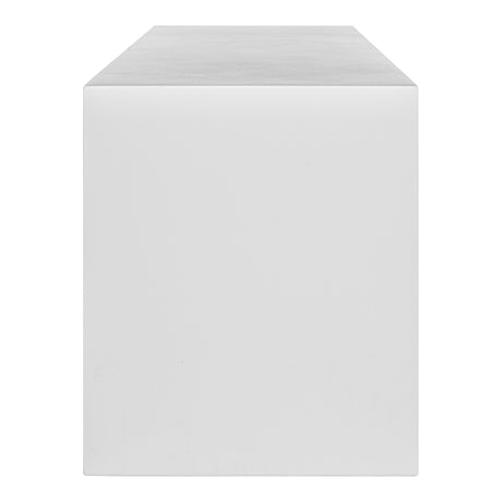 Lazarus White Outdoor Bench - Ornate Home