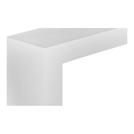 Lazarus White Outdoor Bench - Ornate Home