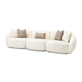 Le Montreaux Cloud White/Gardenia 5-Piece Modular Sectional - Ornate Home
