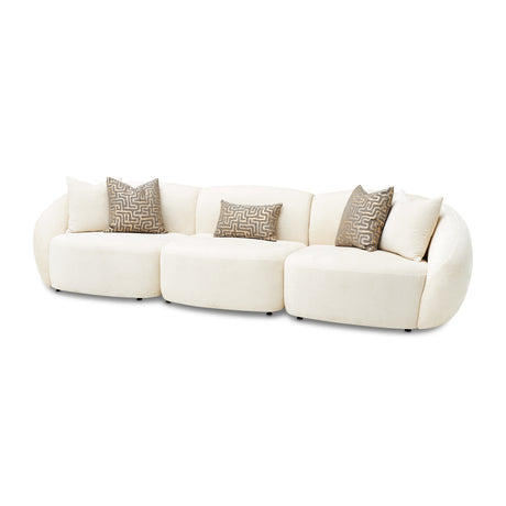 Le Montreaux Cloud White/Gardenia 5-Piece Modular Sectional - Ornate Home