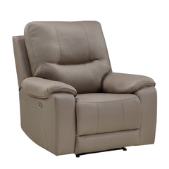 LeGrande Taupe Power Reclining Chair - Ornate Home