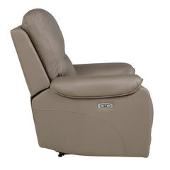 LeGrande Taupe Power Reclining Chair - Ornate Home