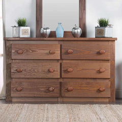 Lea Mahogany Dresser - Ornate Home