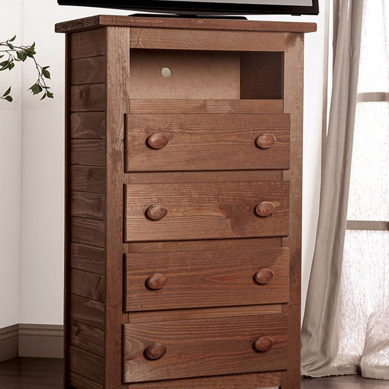 Lea Mahogany Media Chest - Ornate Home
