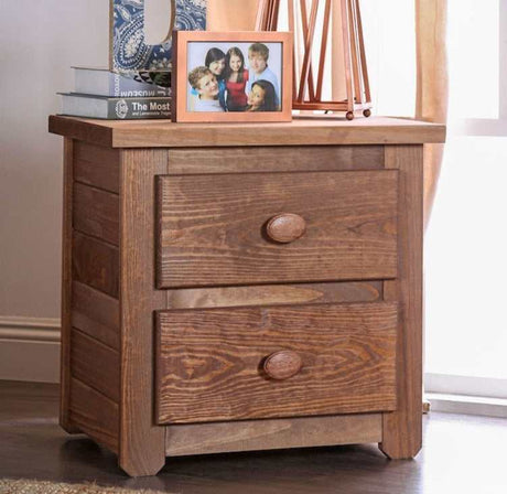 Lea Mahogany Nightstand - Ornate Home