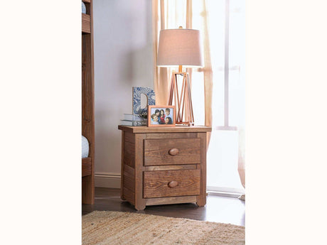 Lea Mahogany Nightstand - Ornate Home