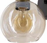 Leabrook Black Metal Wall Sconce - Ornate Home