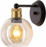 Leabrook Black Metal Wall Sconce - Ornate Home