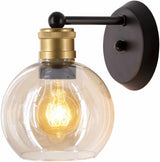 Leabrook Black Metal Wall Sconce - Ornate Home