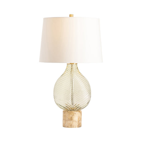 Leaf Green/Natural Table Lamp - Ornate Home