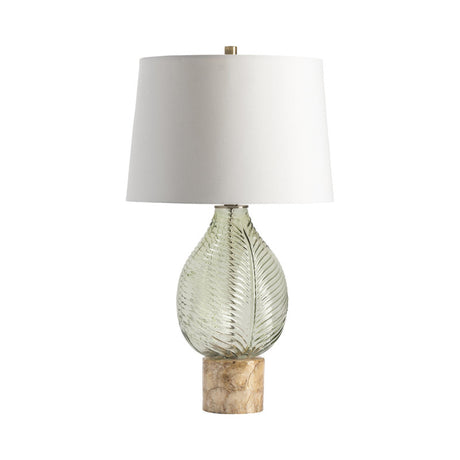 Leaf Green/Natural Table Lamp - Ornate Home
