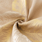 Leaf Jacquard Sofa Cover with Ruffle Skirt – Non-Slip Couch Protector with Sheer Hem - Ornate Home