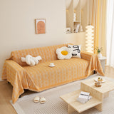 Leaf Universal Furniture Protector Chenille Couch Cover, Large Couch Cover Blanket for Couch Sofa - Ornate Home