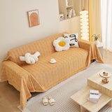 Leaf Universal Furniture Protector Chenille Couch Cover, Large Couch Cover Blanket for Couch Sofa - Ornate Home